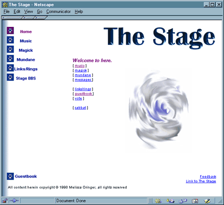The Stage Homepage